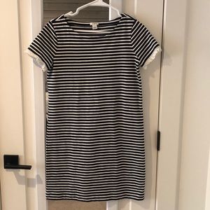 NWT Navy and White Striped J Crew Dress